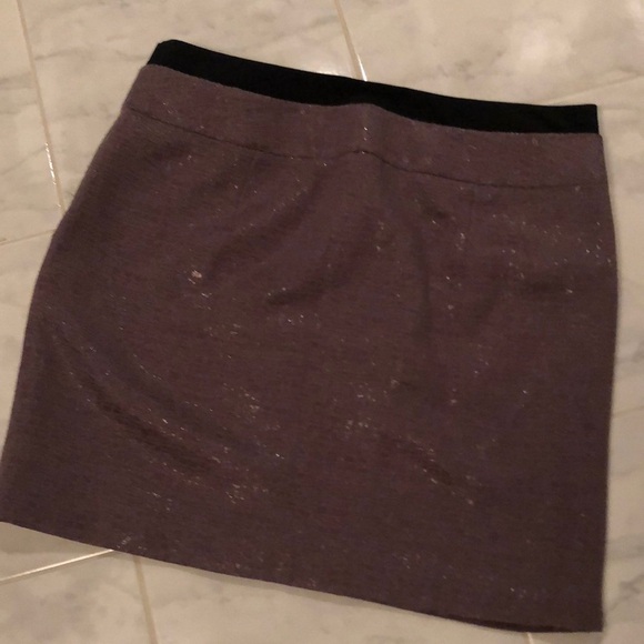 Ann Taylor loft brown shimmery skirt. EUC! - Picture 8 of 9